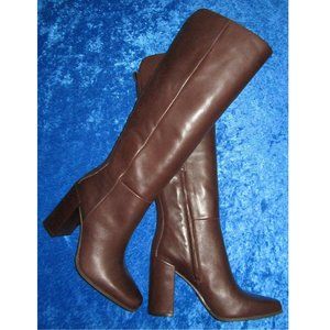 AD & Daughters “Elleanora” Leather Knee High Boots